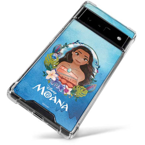 Disney Princess Moana Portrait Google Pixel 6 Clear Case